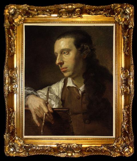 framed  Johann Zoffany Self portrait, ta009-2